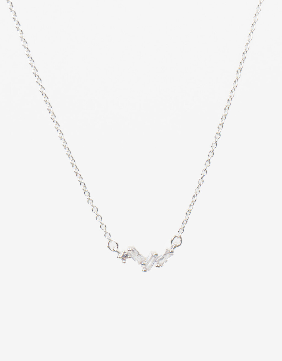 Collar Con Dije Cubic Zirconia 