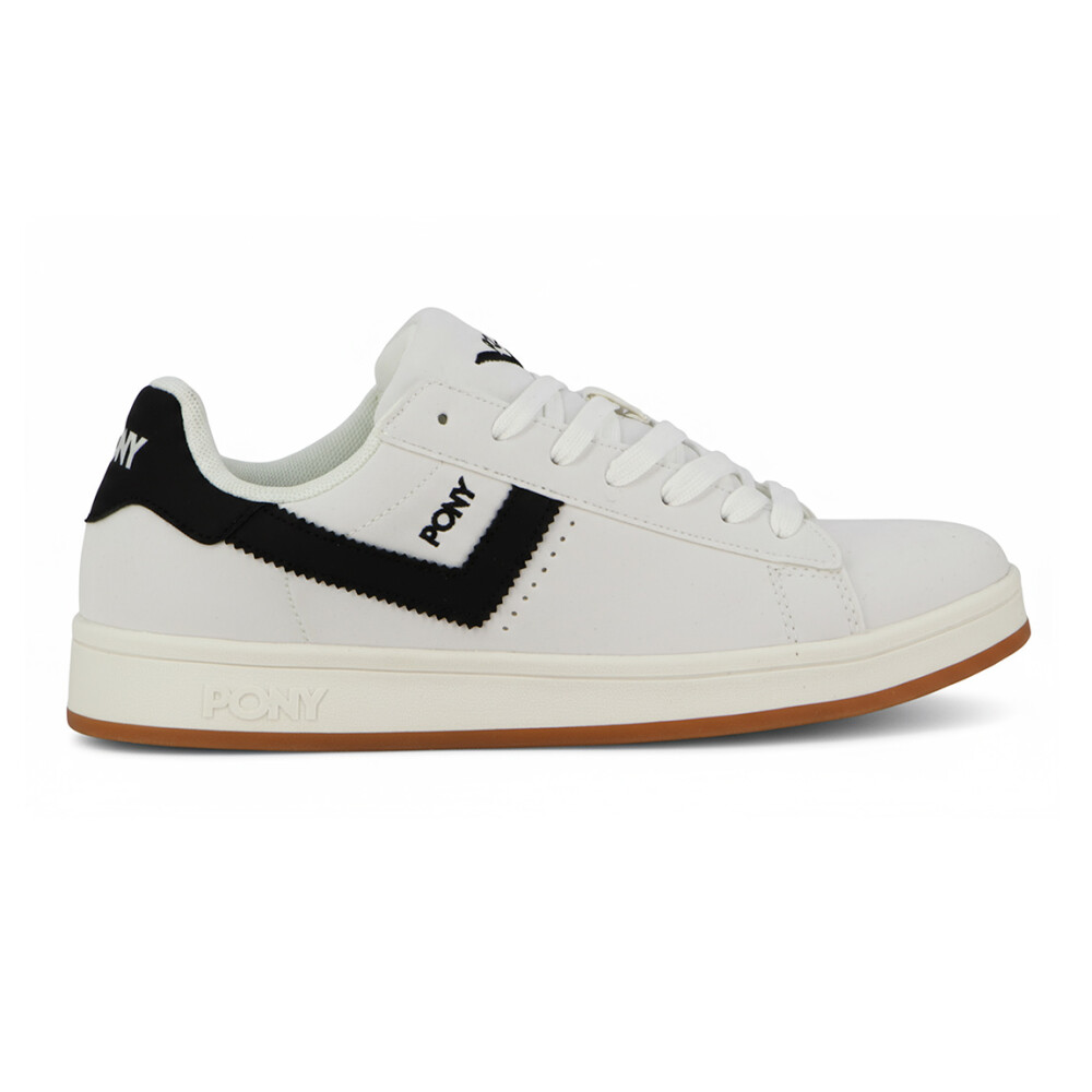 Pony Calzado Lifestyle Square Gamuza Unisex - Blanco/Negro Blanco-Negro