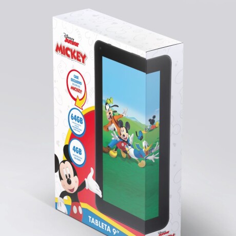 TABLET 9" DISNEY - MICKEY 4GB/64GB NEGRO-ROJO