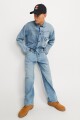 Jeans Loose Fit "eddie-cooper" Blue Denim