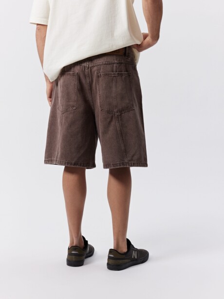 BERMUDA DENIM LINEA MARRON