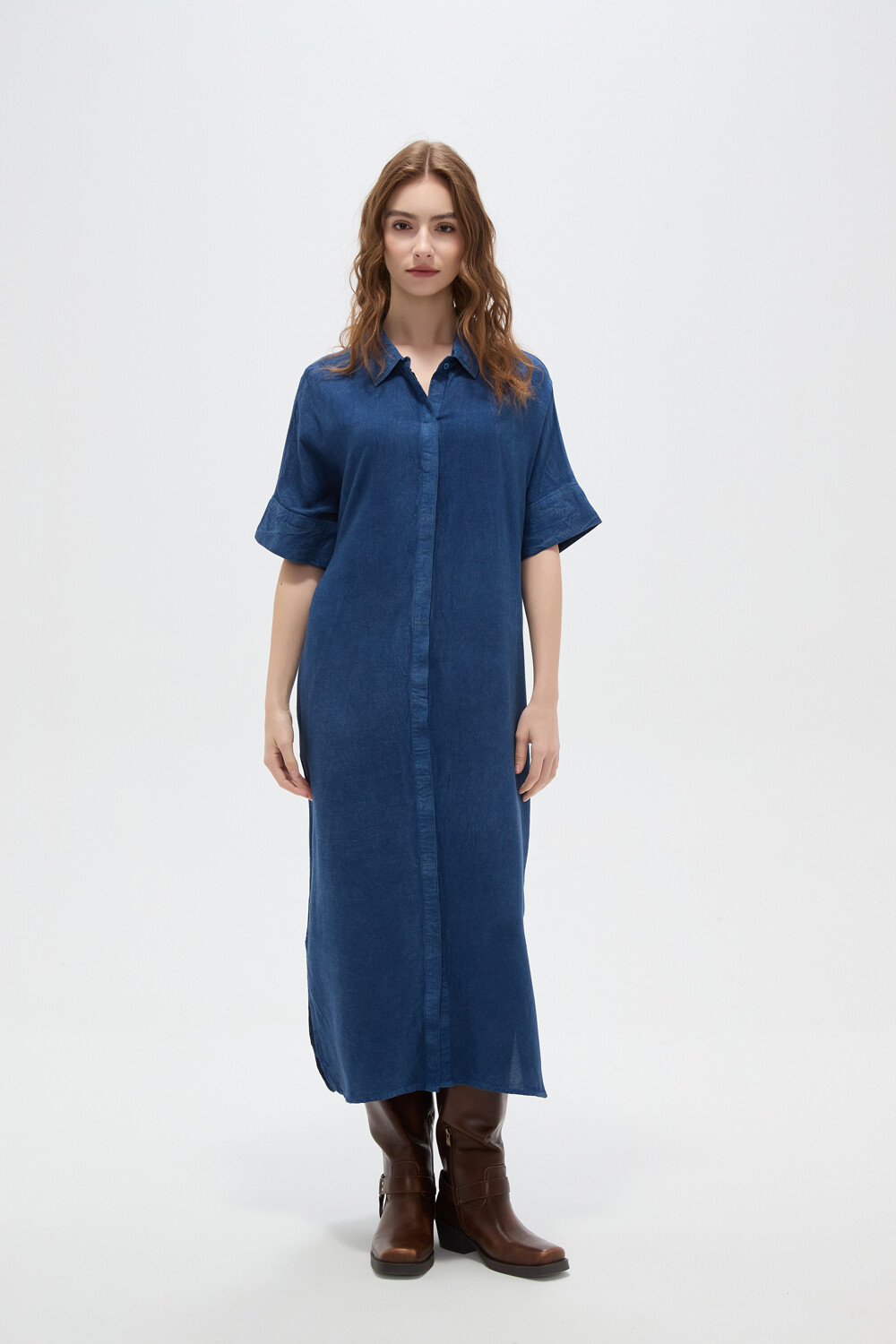 Tunica Kamena Azul Indigo