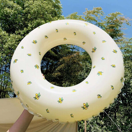 Flotador Inflable Rayas 80cm Limon