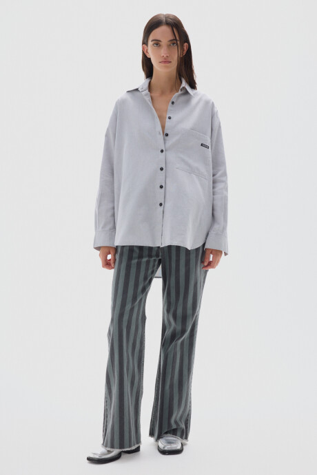 Camisa Noble Oxford Grey