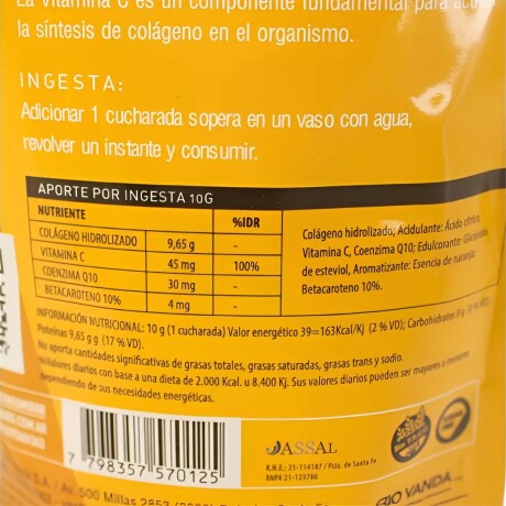 Colageno hidrolizado Sunny en polvo 250 grs Colageno hidrolizado Sunny en polvo 250 grs