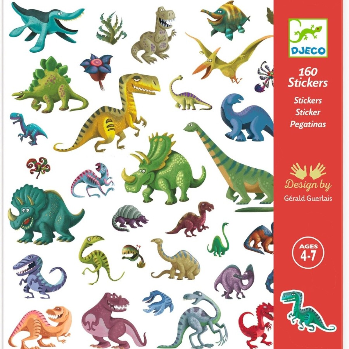 Stickers Djeco Pack 160 Pegatinas 
