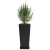 Macetero Piramidal 45 Negro c/Plato, Alto 45cm x 21.5cm Ancho Boca x 15.6 Base, 20 lts Macetero Piramidal 45 Negro c/Plato, Alto 45cm x 21.5cm Ancho Boca x 15.6 Base, 20 lts