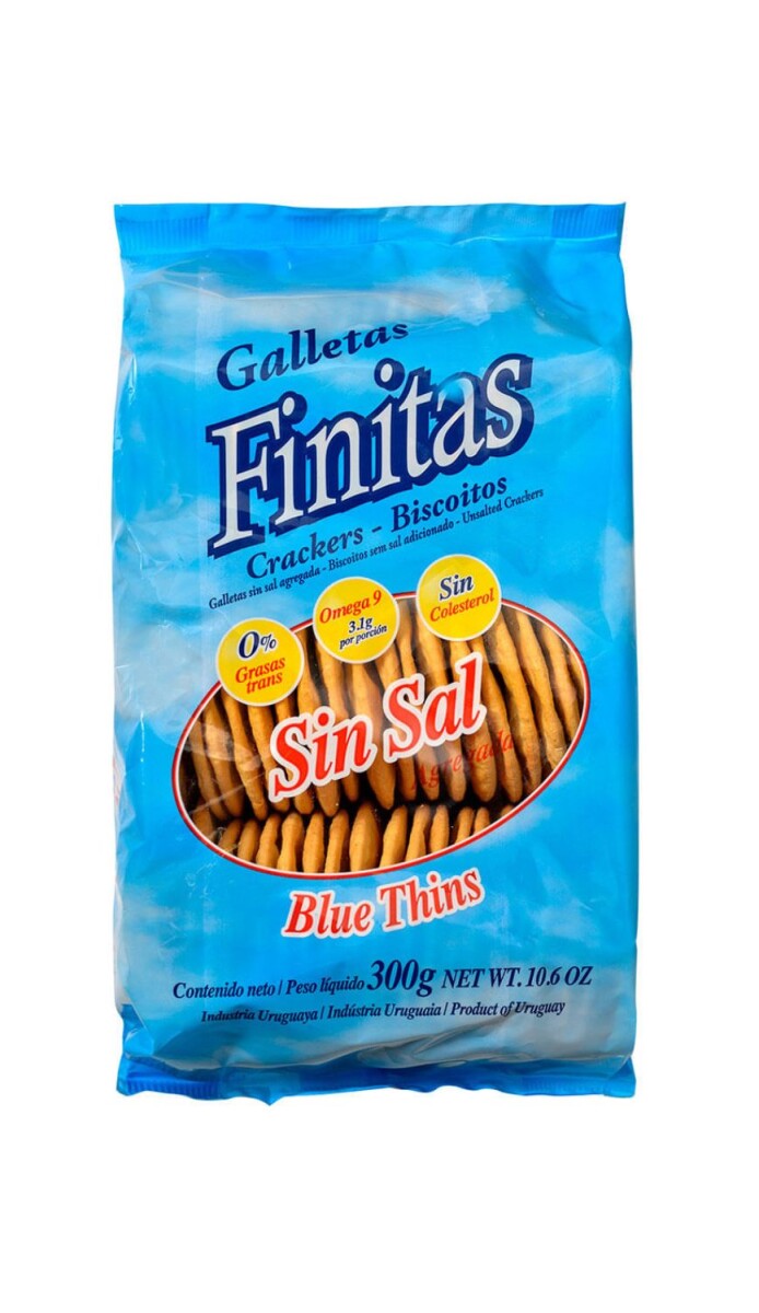 GALLETA FINITAS LA CELESTINA CRACKERS SIN SAL 300g 