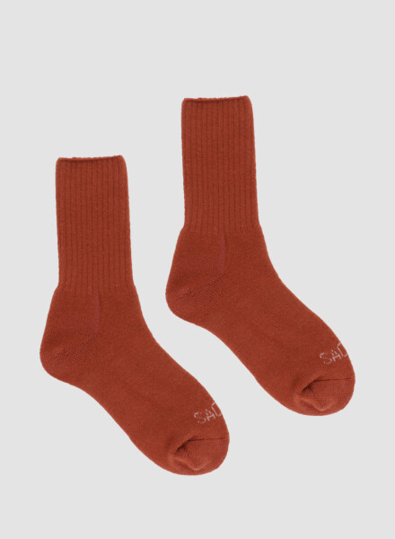 Medias lisas soft Ladrillo