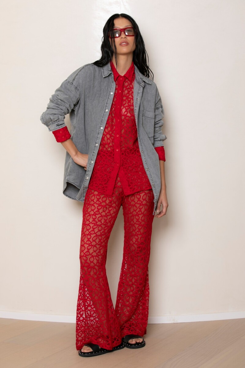 Pantalón encaje 
