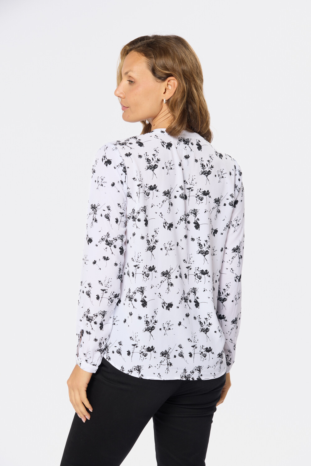 BLUSA MANGA LARGA Flor