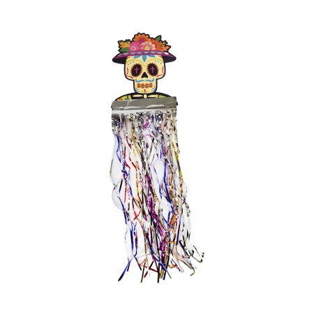 Guinalda de Halloween diseño calaveras multicolor Guinalda de Halloween diseño calaveras multicolor