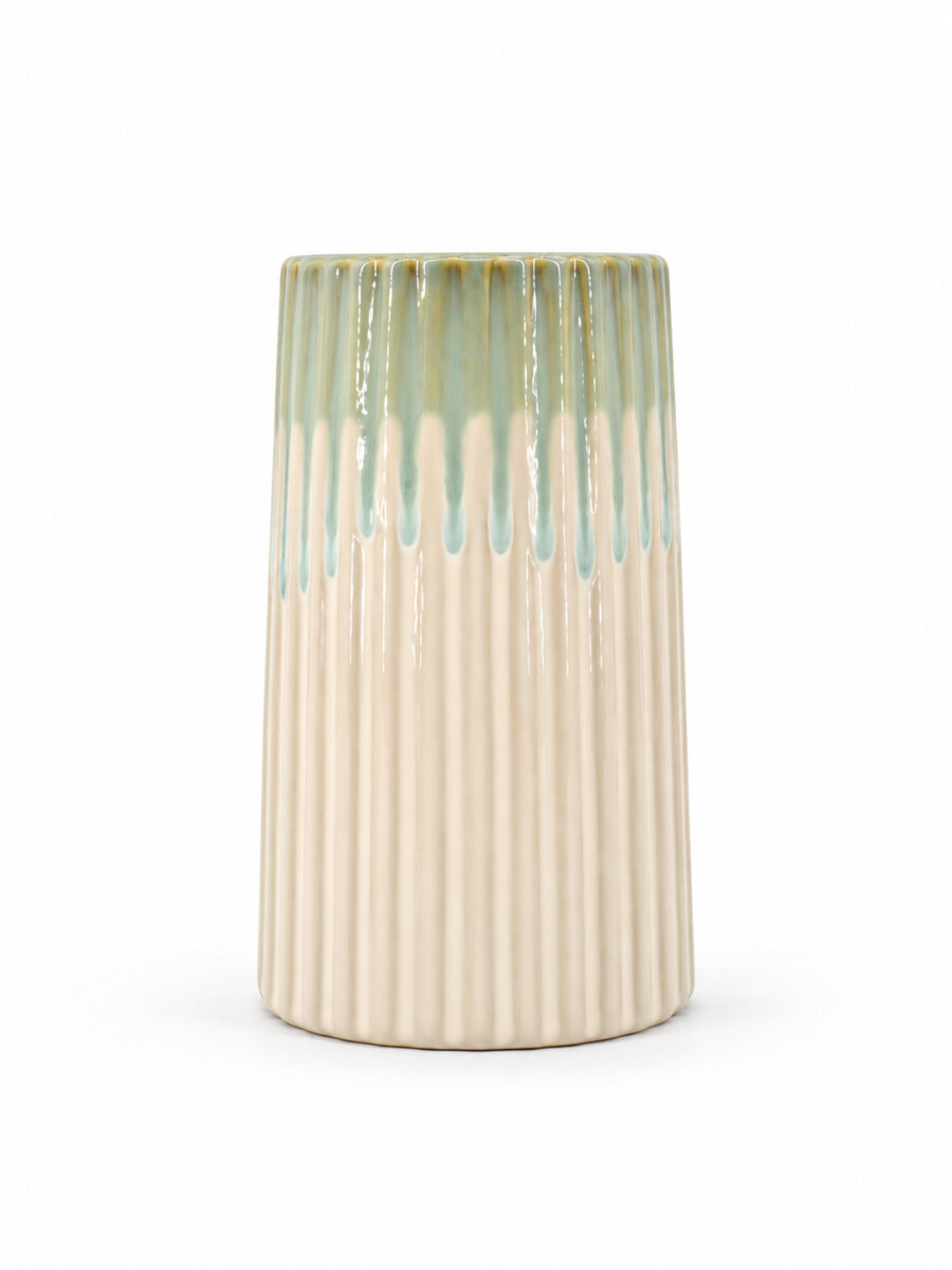 FLORERO BICOLOR - OFF WHITE 