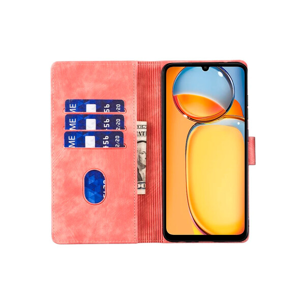 Flip cover Xiaomi Redmi 13C diseño gato color rosa Flip Cover Xiaomi Redmi 13c Diseño Gato Color Rosa