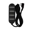 ALARGUE MODULAR 4 ENTRADAS SIN LLAVE 2,5MT ELECTRALINE Negra