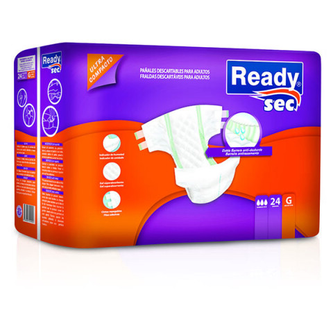Ready Sec pañales para adultos Gx24 Ready Sec pañales para adultos Gx24