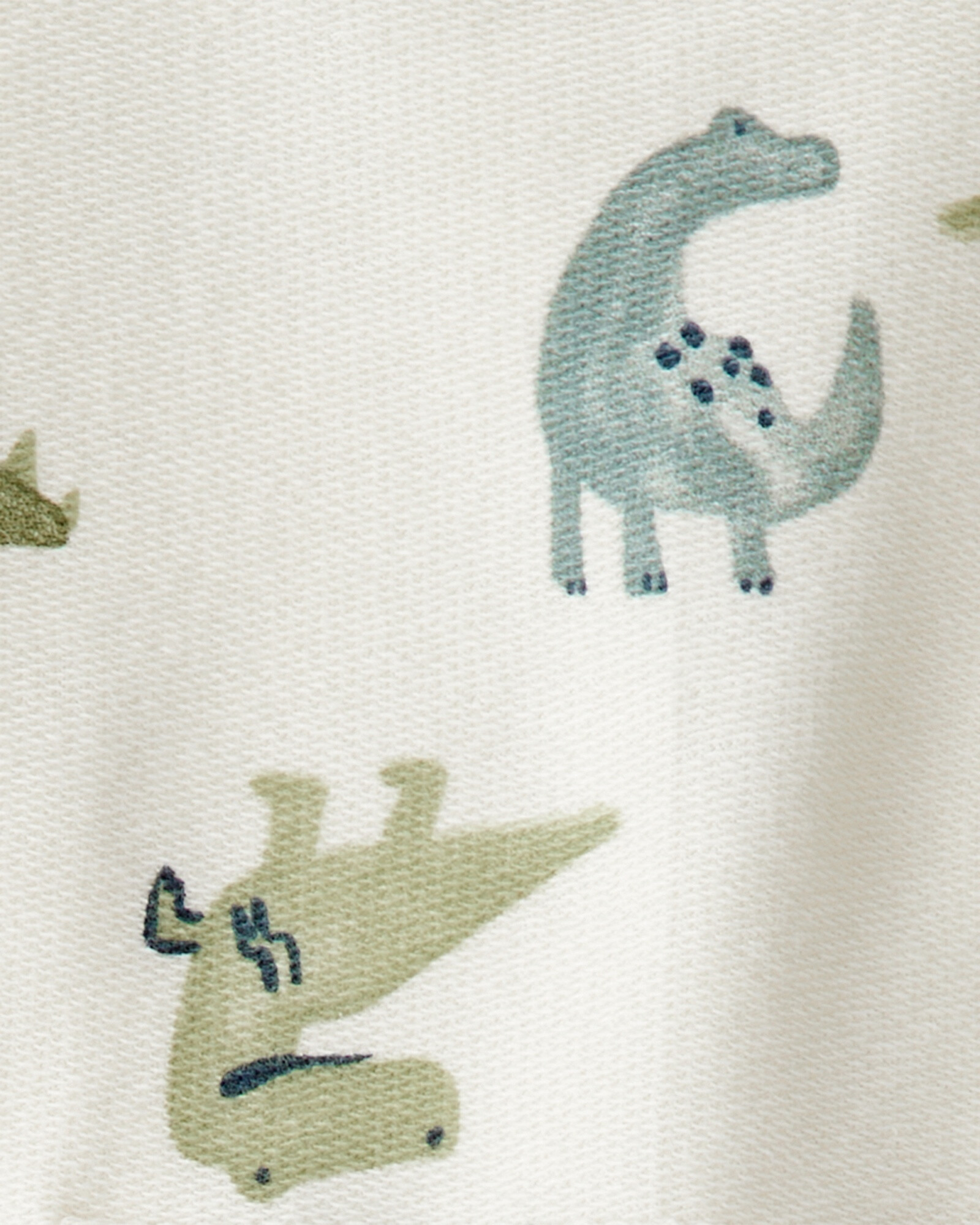 Set dos piezas de algodón, pantalón y buzo, diseño dinos Sin color