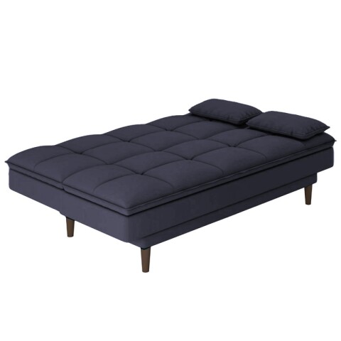 SILLON SOFACAMA LIVERPOOL con asiento reclinable en tela suede con cojines - Gris Titanio SILLON SOFACAMA LIVERPOOL con asiento reclinable en tela suede con cojines - Gris Titanio