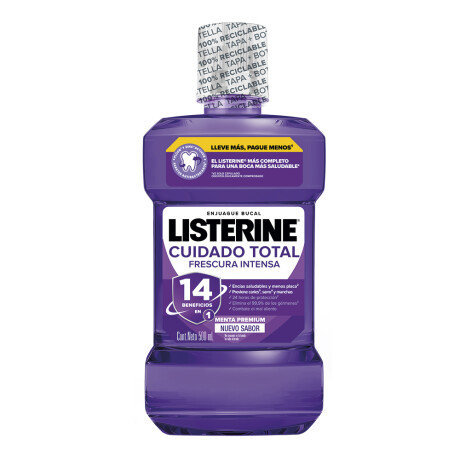 Enguajue Bucal Listerine Cuidado Total 500ml Enguajue Bucal Listerine Cuidado Total 500ml