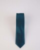 Corbata Microfibra Negro, Azul, Flor.