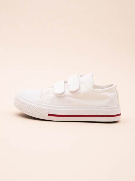 Calzado canvas con velero Blanco