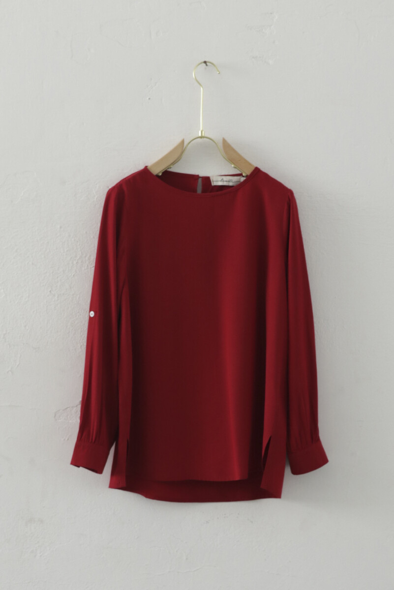 BLUSA A LA BASE - ROJO 