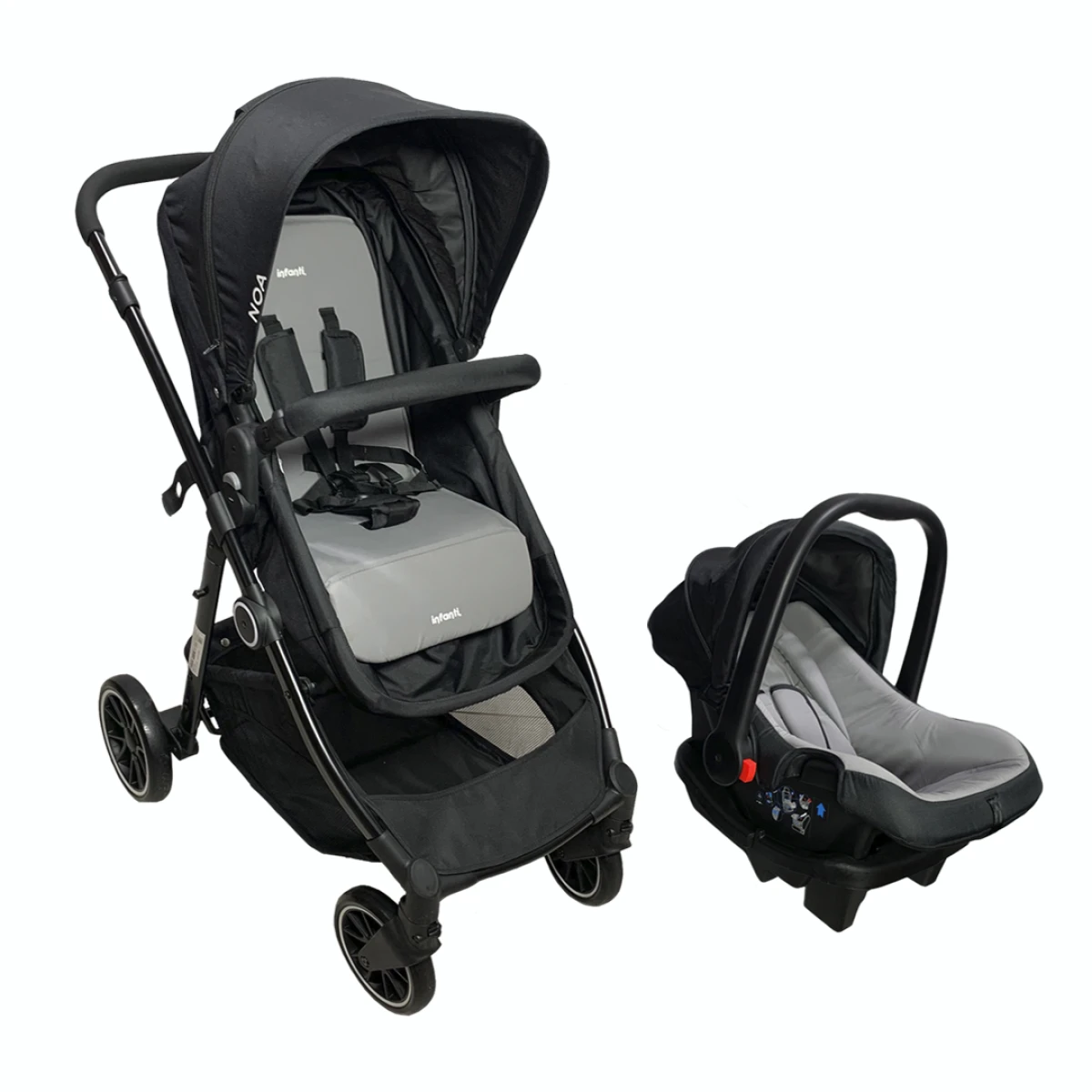 Coche para bebé NOA Travel System INFANTI - Gris 