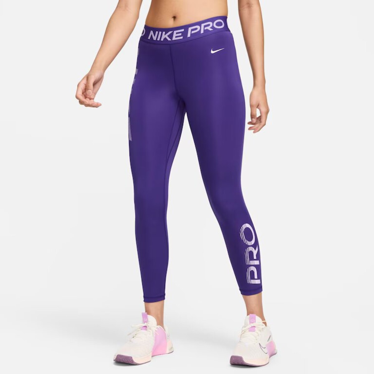 Calza Nike Mid Rise Nike Pro 7 8 Mujer La Cancha