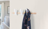 Perchero triple de madera deslizable 8703 Perchero Triple De Madera Deslizable 8703