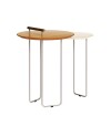 Mesa de arrime Doble side Linea Manhattan Marron/Blanco