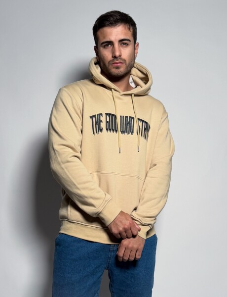 Canguro con estampas Emir Beige