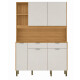 Mueble Cocina Flora 144cm Modular Organizador Cocina Freijó Mueble Cocina Flora 144cm Modular Organizador Cocina Freijó