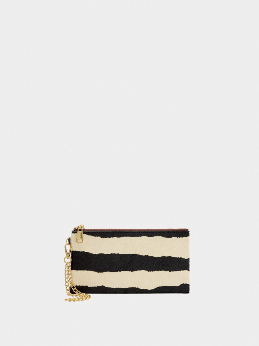 Bolso Multiusos De Piel Con Contraste - multicolor 