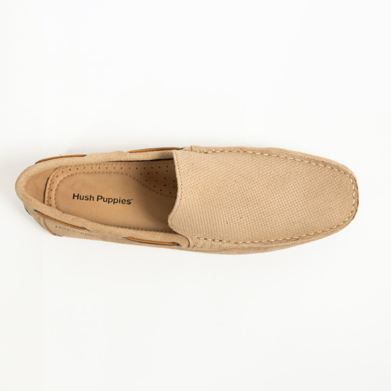 MOCASIN SUEDE/SUEDE EST TRISSÉ MINI SAND SAND