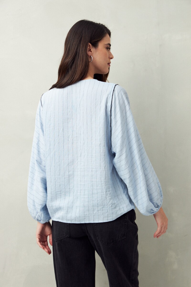 CAMISA LISANA Celeste