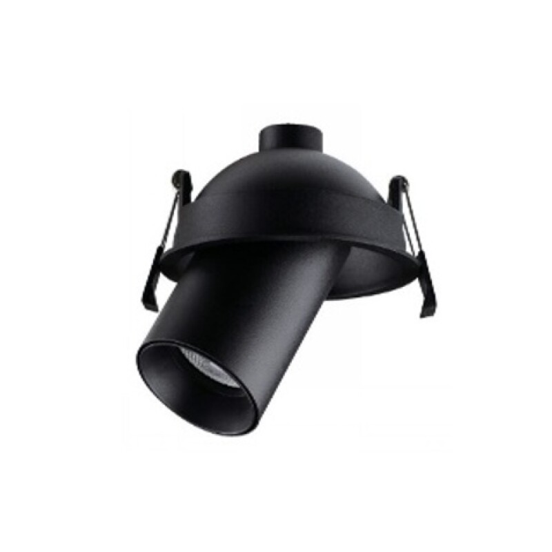 SPOT CABEZAL EMB. MOVIL 1L GU10 NEGRO SPOT CABEZAL EMB. MOVIL 1L GU10 NEGRO