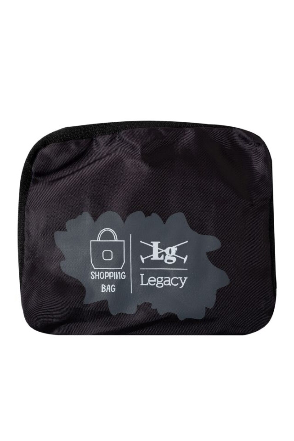 BOLSA PLEGABLE ESTAMPADA Negro