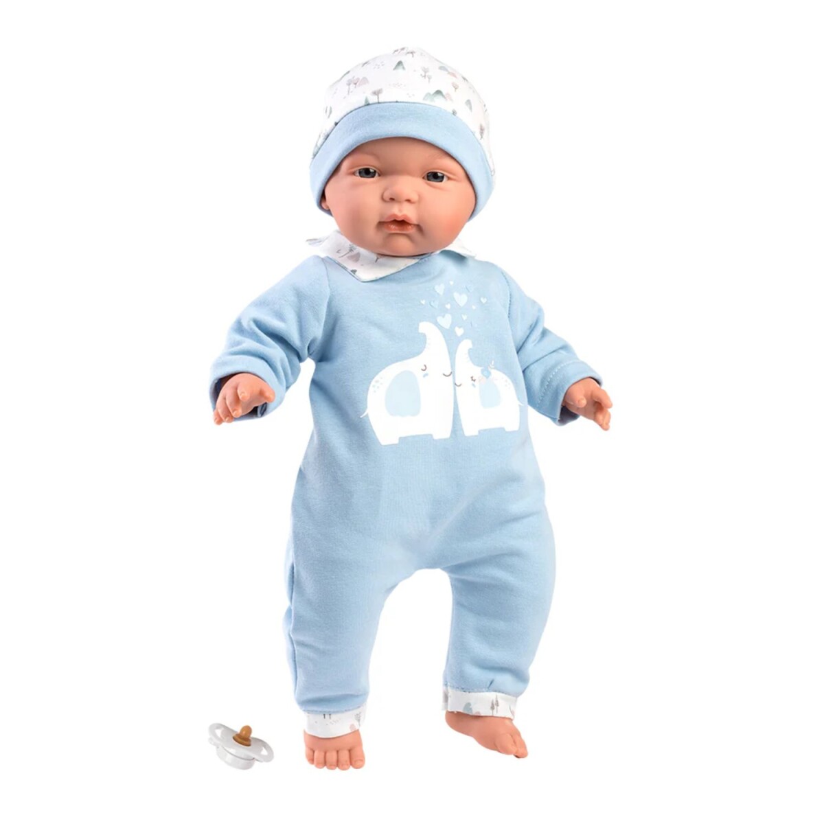 Bebote Llorens Joel Lloron Pijama Gorrra Chupete 38 Cm - Variante Modelo Joel 