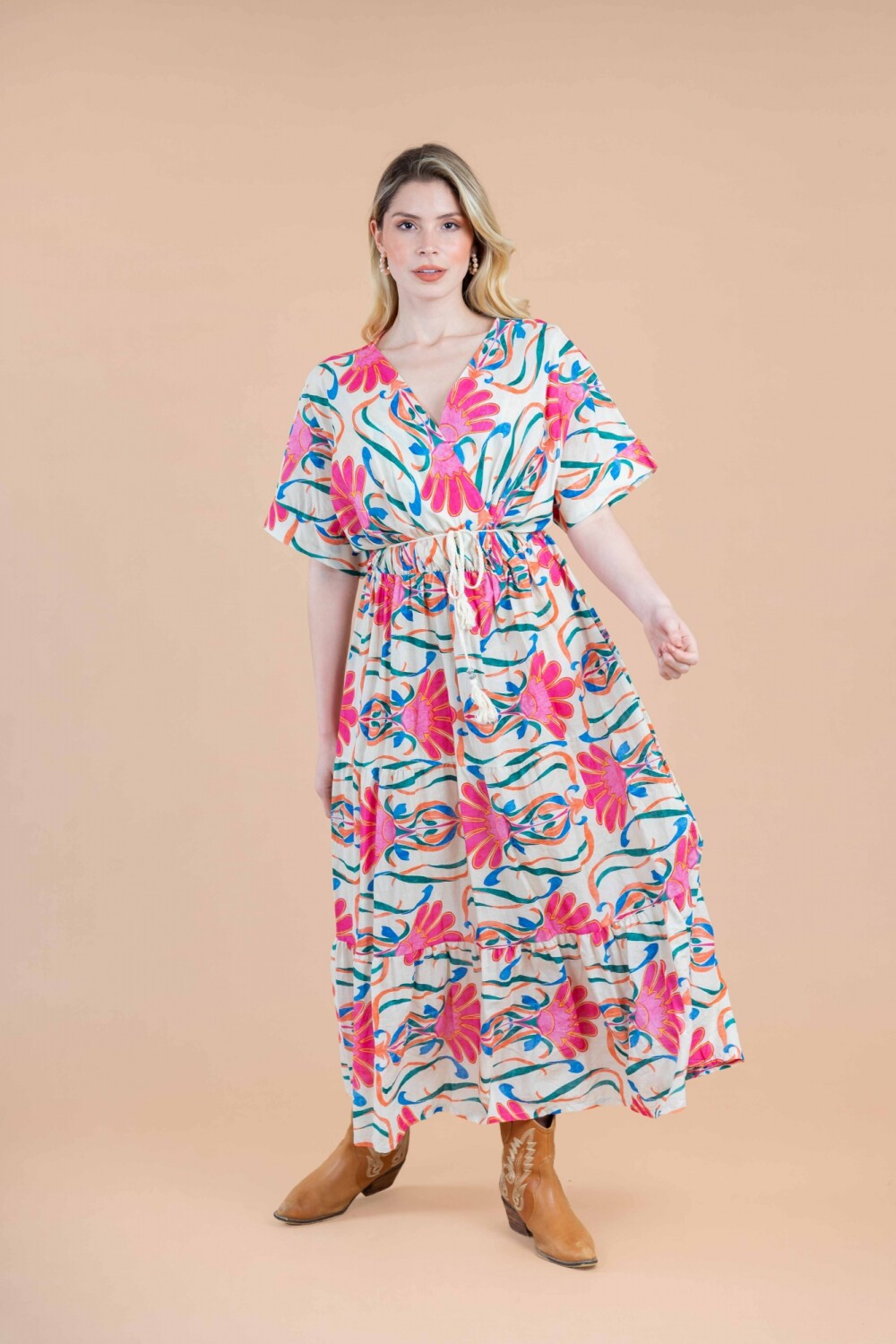 VESTIDO AMPARO Rosado