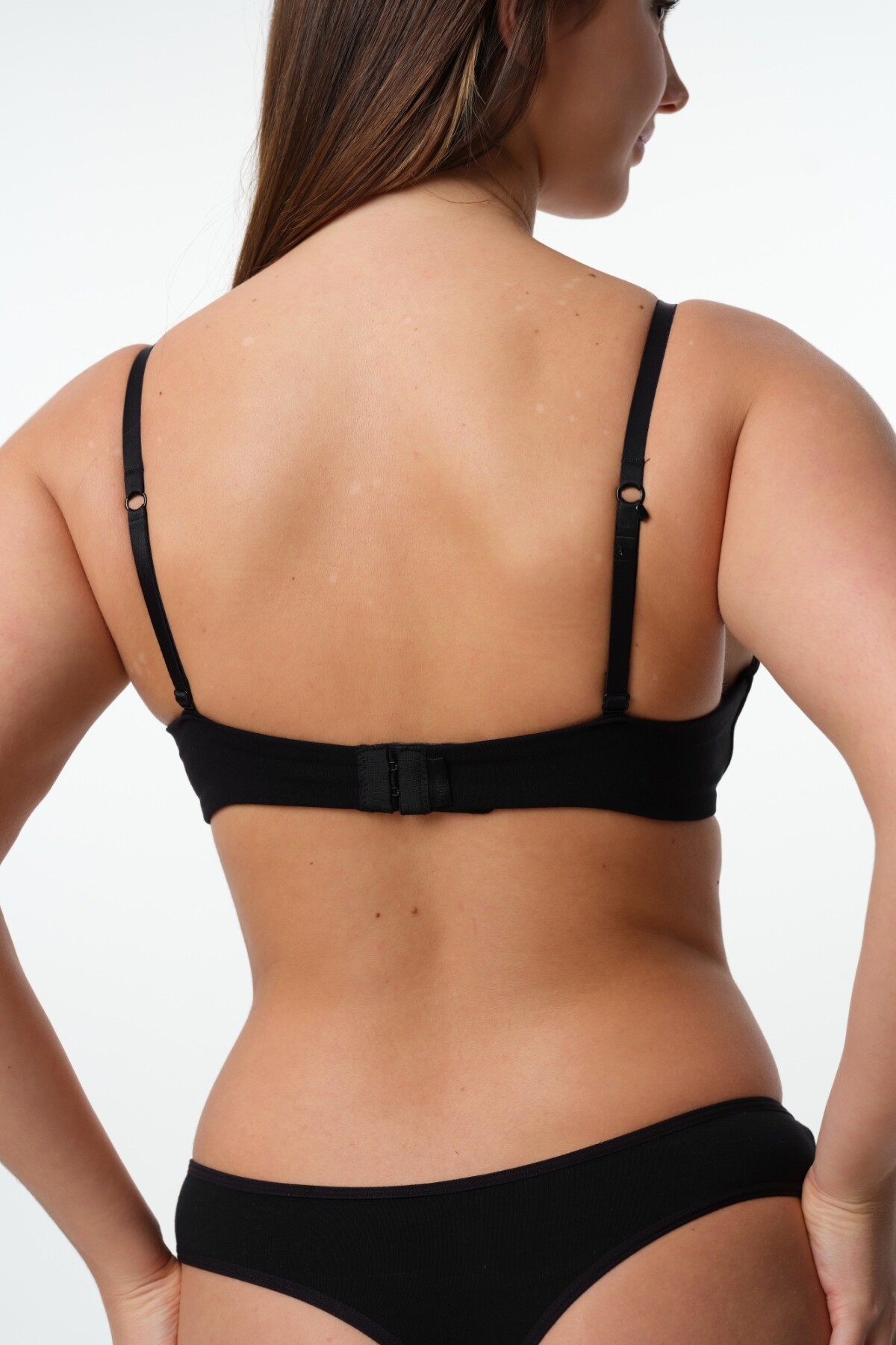 Soutien preformado cotton club Negro