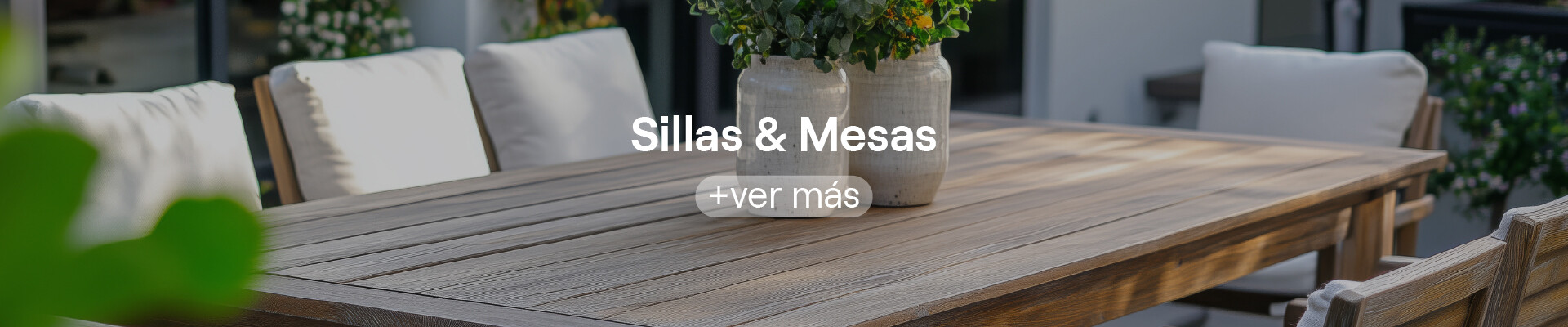 Sillas & Mesas - Exteriores 2024 / 2025