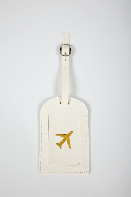 Etiqueta Valija Travel Blanco
