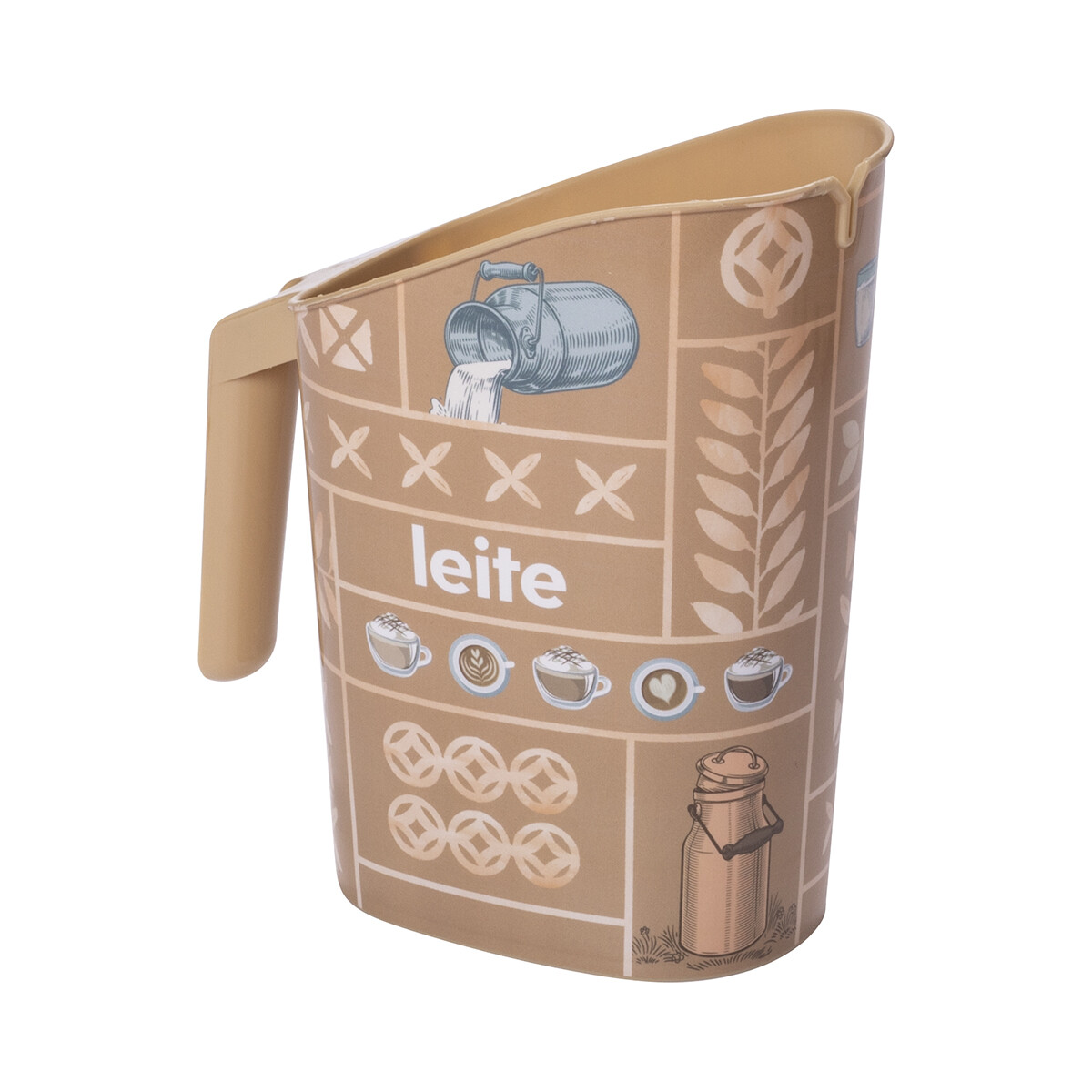 Jarra Plástica de Leche Estampado - GEOMETRICO 