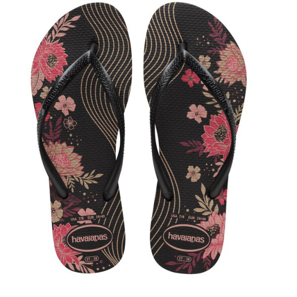Sandalias de Mujer Havaianas Slim Organic Negro