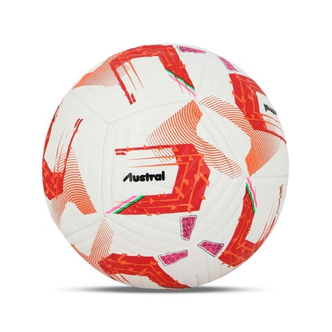 Austral Pelota Futbol Cancha Blanco-Rojo Blanco-Rojo