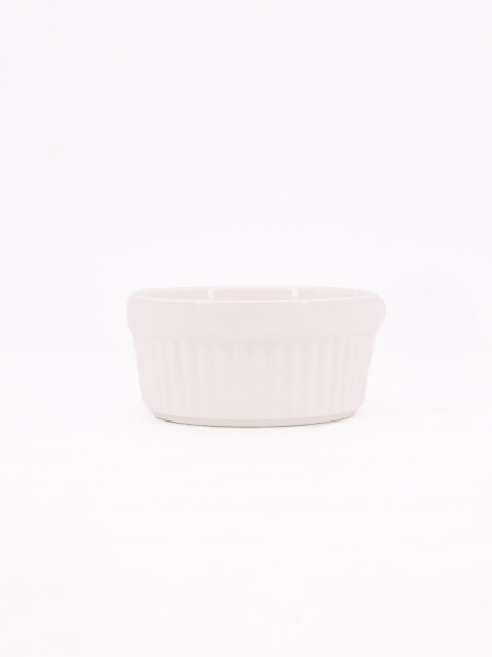 RECIPIENTE DE CERAMICA BLANCO