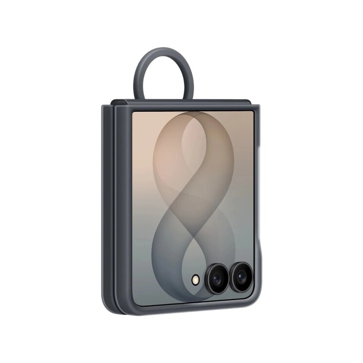 Funda Samsung Silicone Ring Magnet para Galaxy Z Flip8 Black