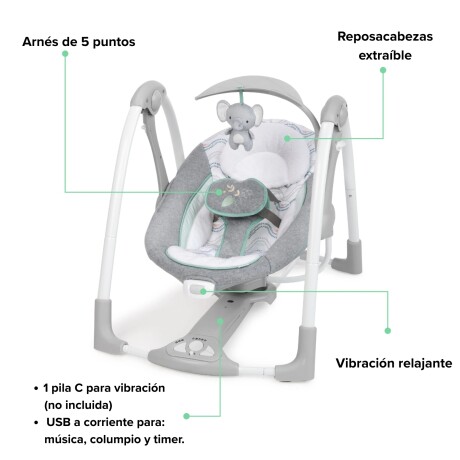 Columpio Plegable y Portátil Convert Me Swing Columpio Plegable y Portátil Convert Me Swing