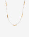 Collares Cortos Perlas Collar Corto Perlas Y Metal - Dorado
