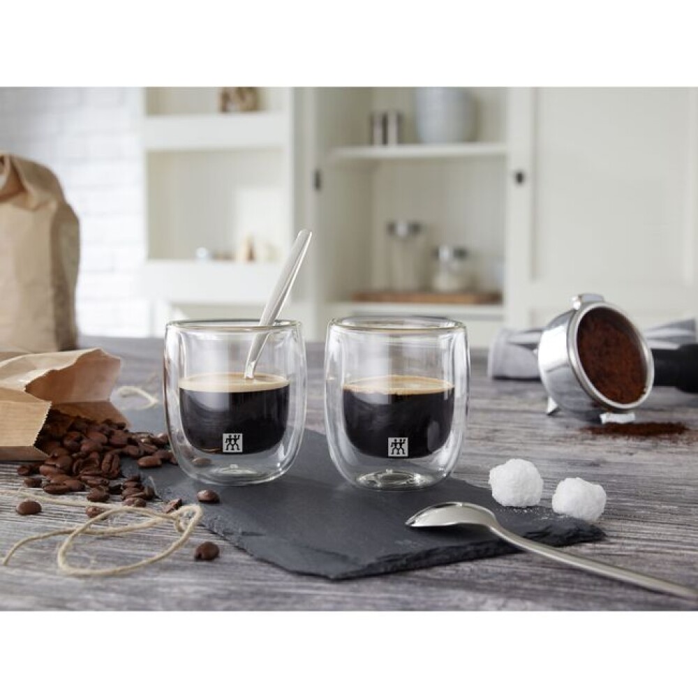 ZWILLING SORRENTO VASO DOBLE FONDO ESPRESSO SET 80ML X 2 ZWILLING SORRENTO VASO DOBLE FONDO ESPRESSO SET 80ML X 2